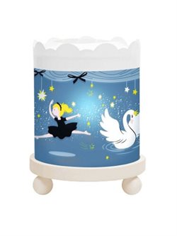 Ballerina projektor natlampe