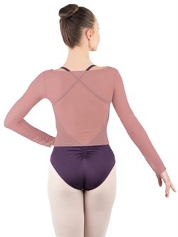 Flot kort sort balletskørt fra balletrosa