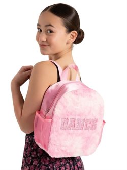Rosa balletrygsæk med ballet tutu Capezio