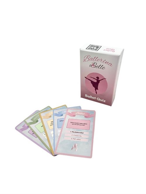Ballerina Belle ballet quiz kort