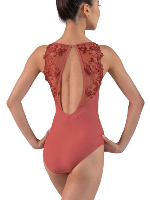 Sort balletdragt m. brede stropper Ballet Rosa