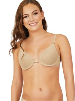Capezio nude bøjle bh med klare stropper