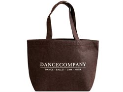 Dancecompany mørkebrun filt net med tryk