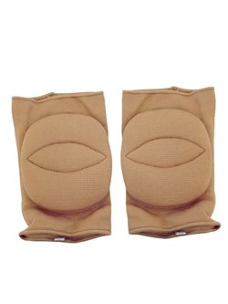 Hudfarvet kneepads til dans 