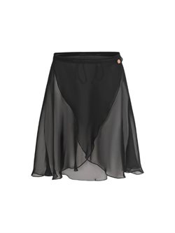 Sort pull on mesh skørt fra Mara Dancewear