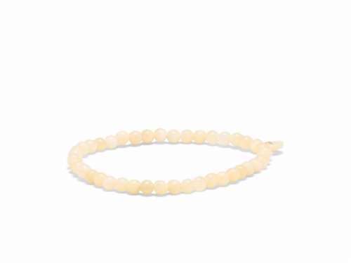 SOÏ armbånd 4mm - gul jade