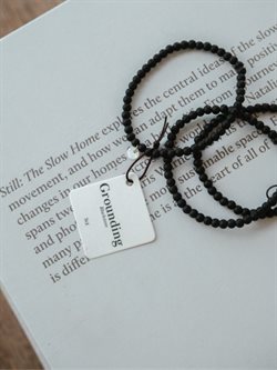 SOÏ armbånd 4mm - blackstone