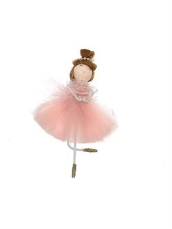 Sød danse figur med tutu i rosa